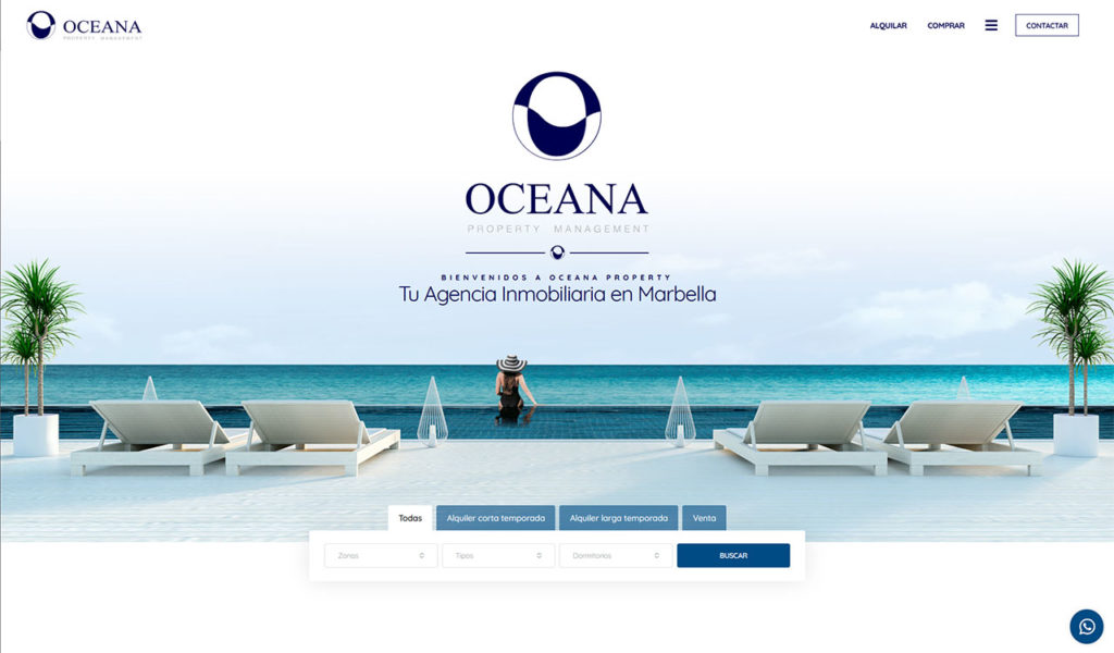 Web para Oceana Property
